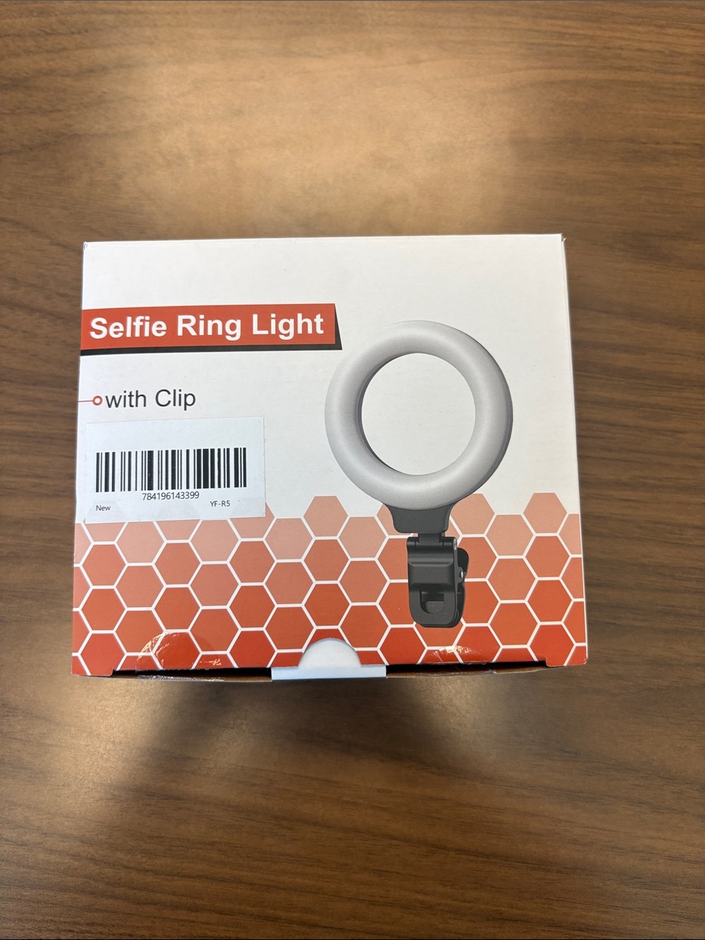 Selfie Ring Light with Clip - White